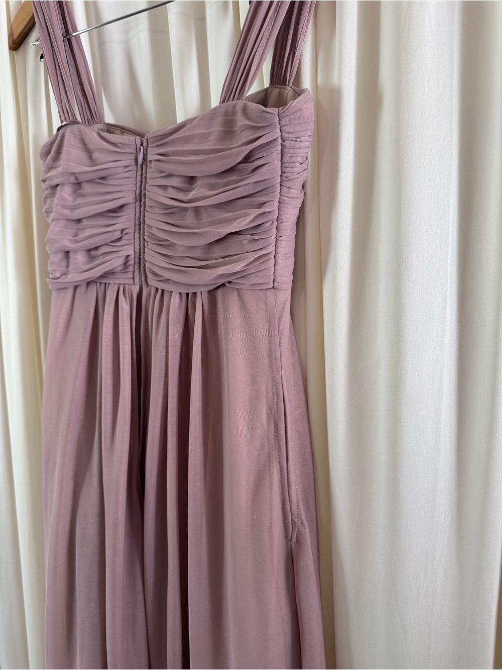 Birdy Grey Maria Convertible Maxi Dress Mauve Bridesmaid Wedding Sweetheart XS - Picture 6 of 6